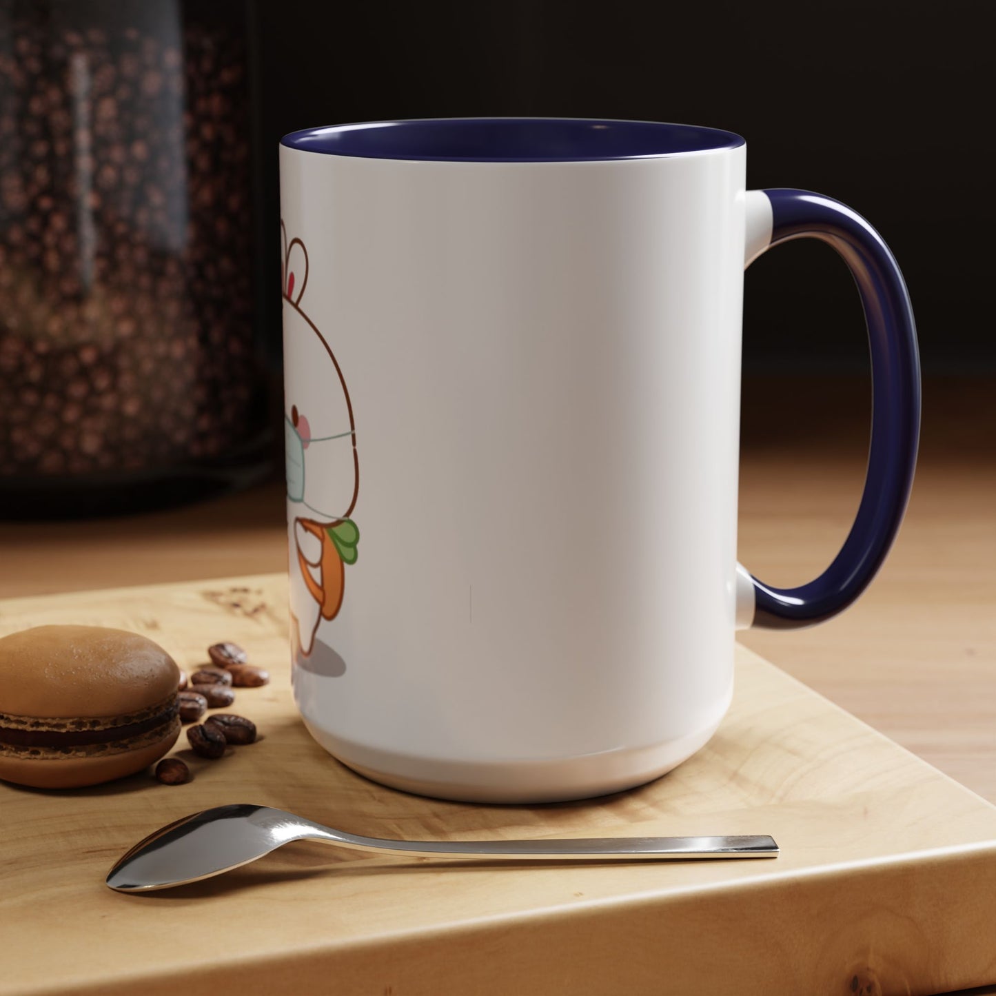 Carrot Backpack Bunny Cup – Whimsical Ceramic Mug for Cute Morning Sips & Cozy Drinks