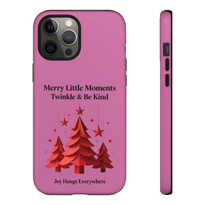 Twinkle & Kindness Christmas Cover – Soft Pink Winter Design for Cozy Holiday Vibes