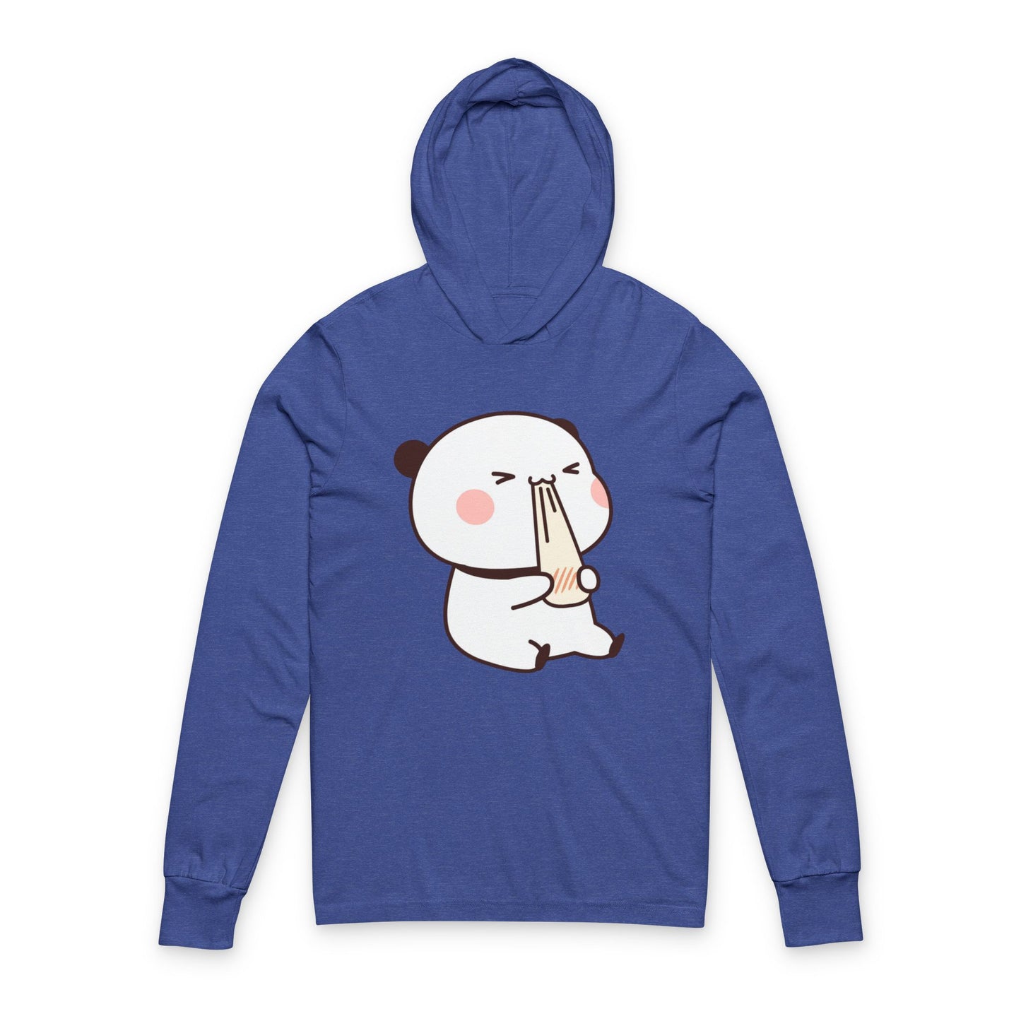 Kawaii Panda Ramen Hoodie – Cute Noodle-Loving Bear Graphic Hooded Tee for Cozy Street Style