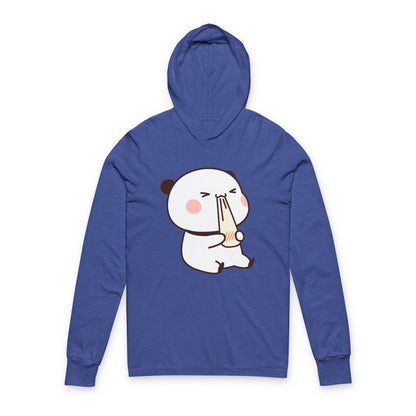 Kawaii Panda Ramen Hoodie – Cute Noodle-Loving Bear Graphic Hooded Tee for Cozy Street Style