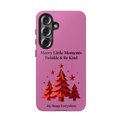 Twinkle & Kindness Christmas Cover – Soft Pink Winter Design for Cozy Holiday Vibes