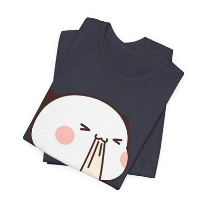 Cute Ramen Panda Tee – Whimsical Noodle Bowl Illustration Shirt