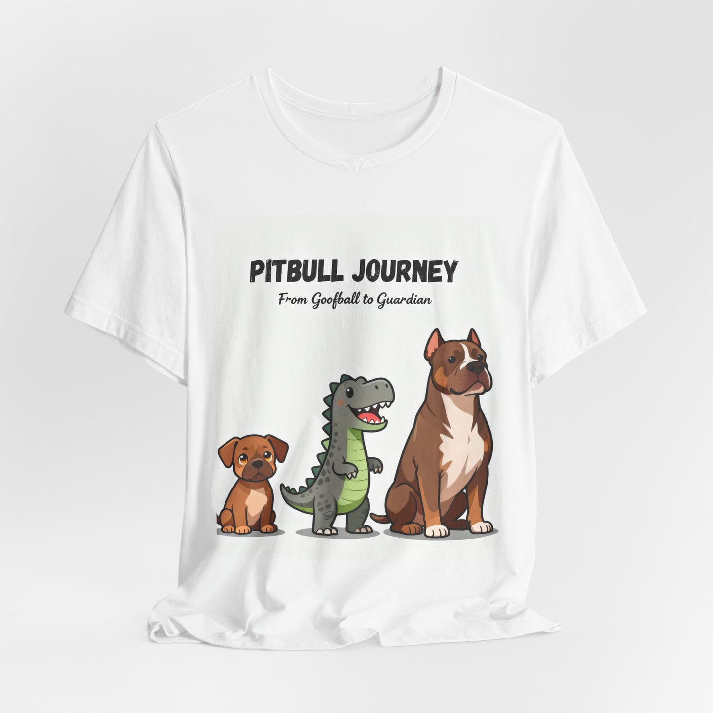 The Pitbull Phases Tee – Cute to Chaos to Champion, Because Growth Takes Grit