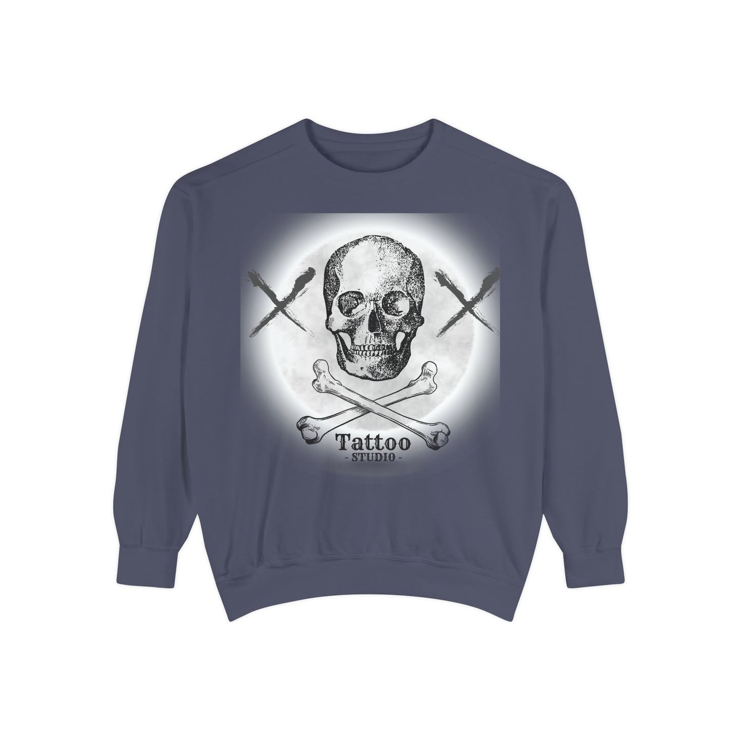 💀 Tattoo Skull Crewneck | Custom Unisex Sweatshirt
