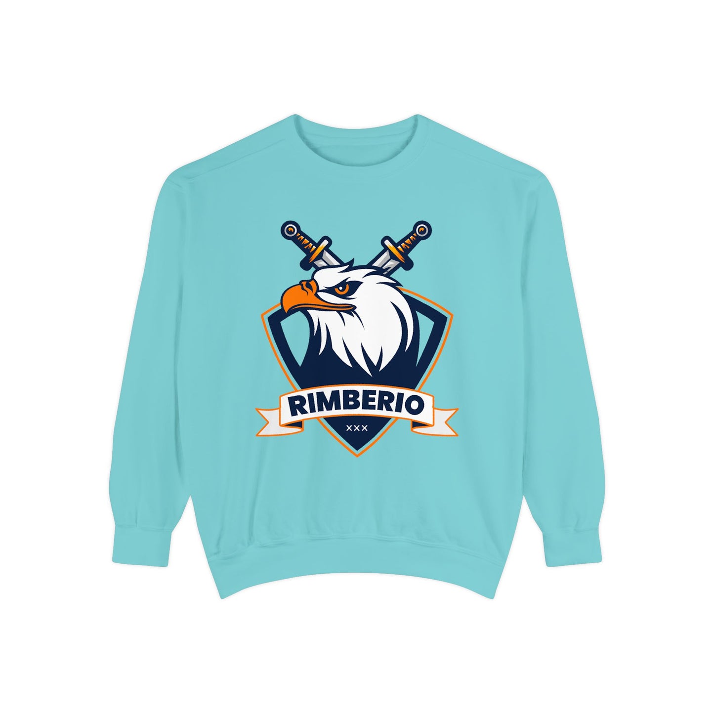 Rimbeirio Eagle Tattoo Sweatshirt – Bold Unisex Streetwear, Freedom Spirit Style