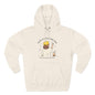Kawaii Cat Café Hoodie – Soft Fleece Pullover with Relaxed Dreamer Message