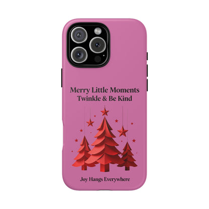 Twinkle & Kindness Christmas Cover – Soft Pink Winter Design for Cozy Holiday Vibes