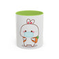 Carrot Backpack Bunny Cup – Whimsical Ceramic Mug for Cute Morning Sips & Cozy Drinks