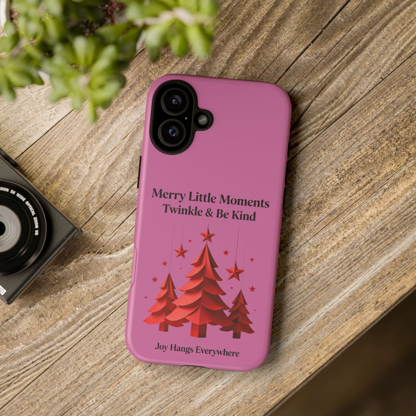 Twinkle & Kindness Christmas Cover – Soft Pink Winter Design for Cozy Holiday Vibes