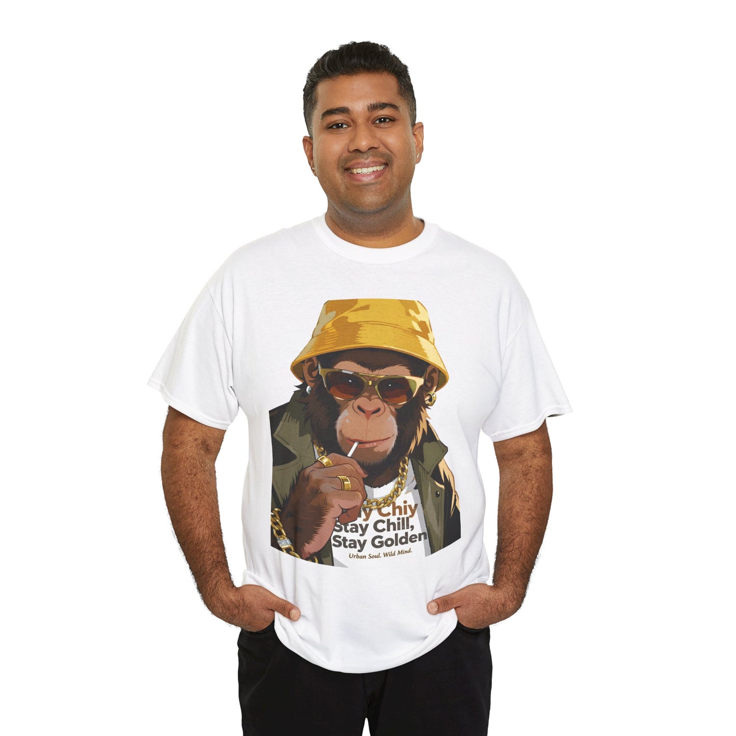 Urban Chimp Graphic T-Shirt – Chill Street Style with Retro Cool Attitude