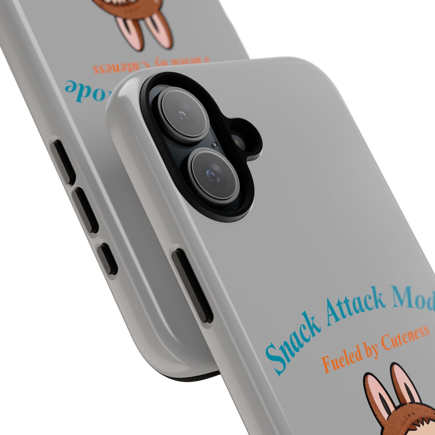 Bunny Bite Delight Phone Case – Cute Rabbit Snacking Design for Food Lovers