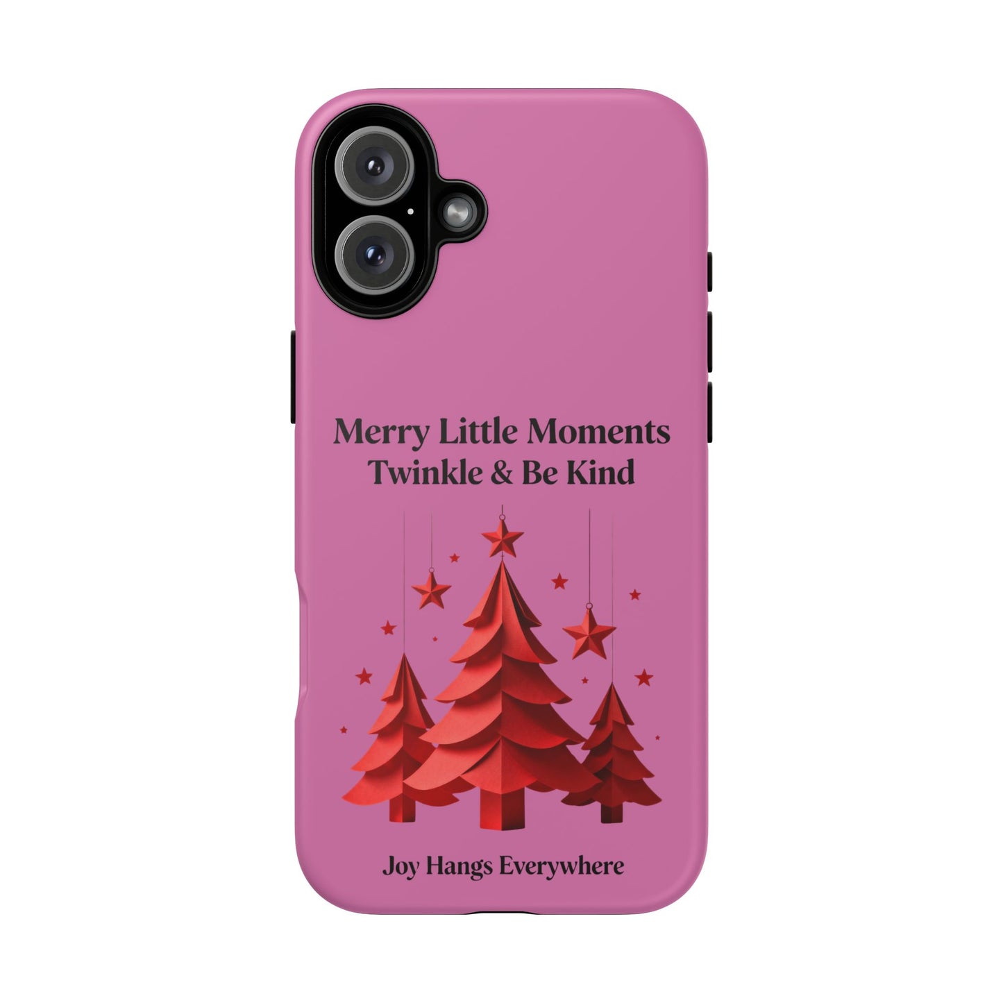 Twinkle & Kindness Christmas Cover – Soft Pink Winter Design for Cozy Holiday Vibes