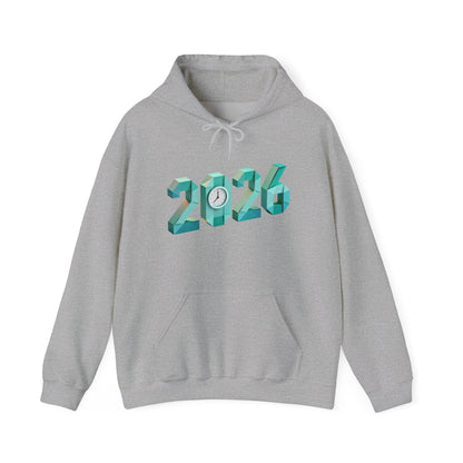 2026 Celebration Hoodie – Bold Throwback Year Design for Festive Winter Wear