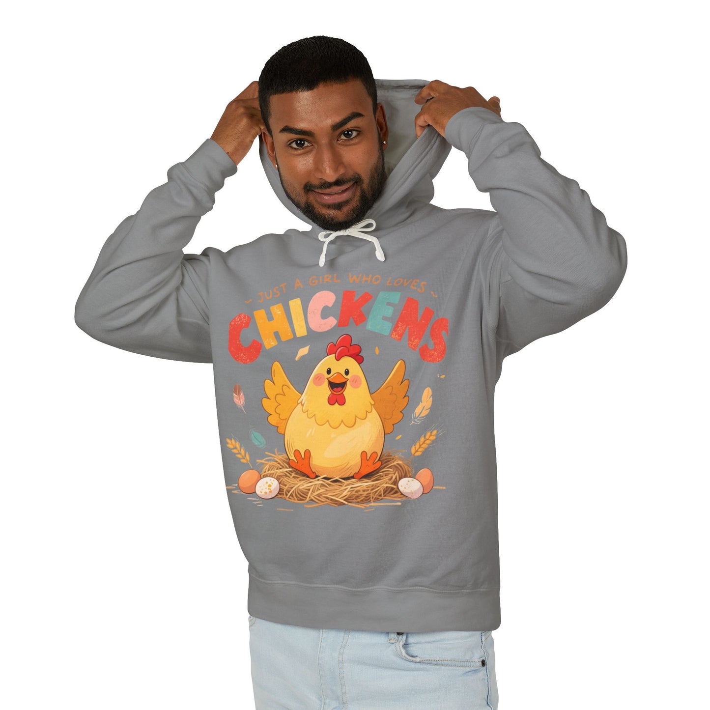 Just a Girl Who Loves Chickens Hoodie – Cute Farm Animal Sweatshirt