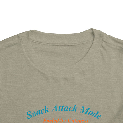 Snack Attack Bunny Tee for Toddlers – Cute Food-Loving Kids Graphic Shirt