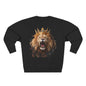 Royal King Lion Custom Crewneck Sweatshirt – Personalized Unisex Pullover