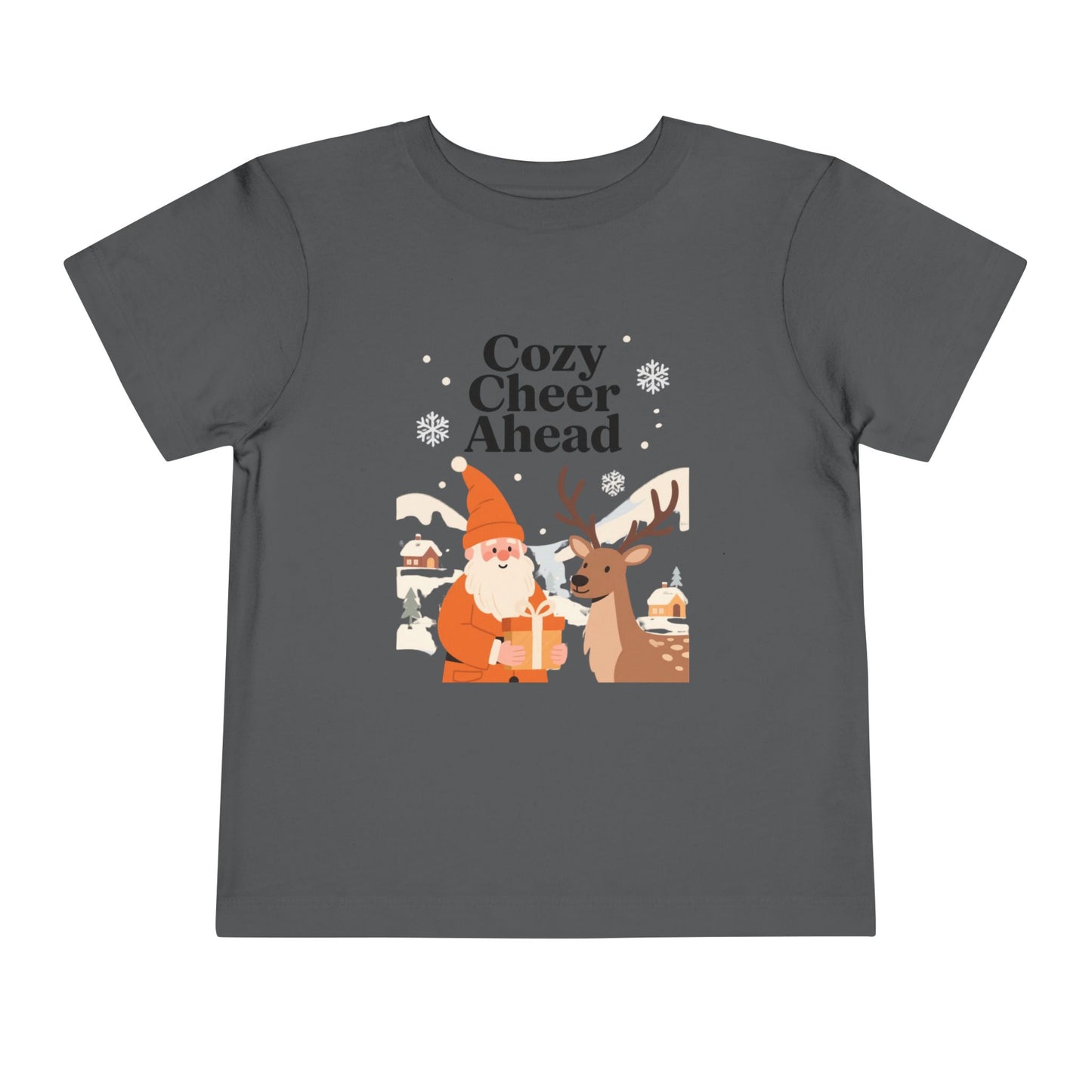 Winter Joy Kids Graphic Tee – Cute Holiday Smile Shirt for Toddlers