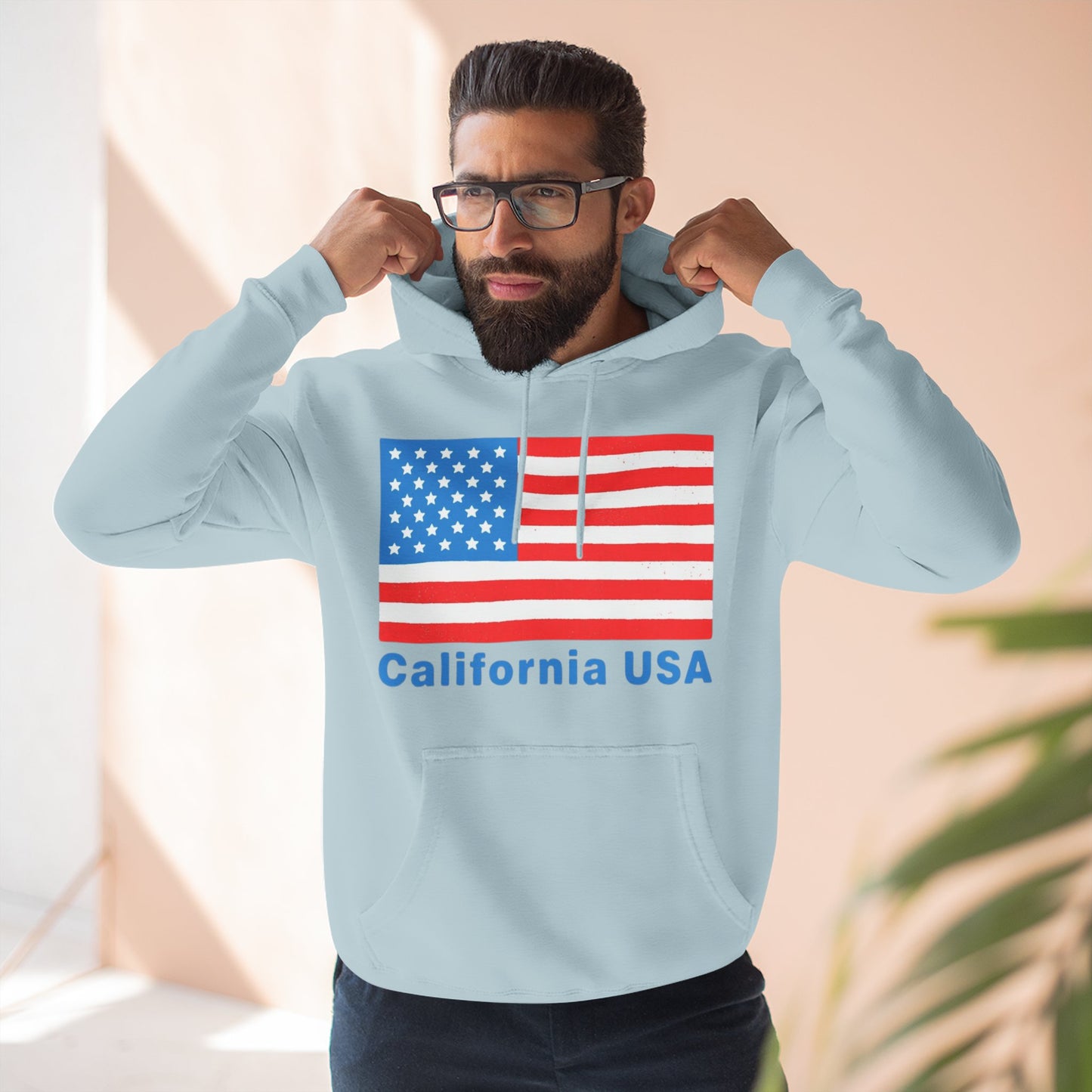 Custom USA Flag Hoodie – Personalized American Pride Sweatshirt