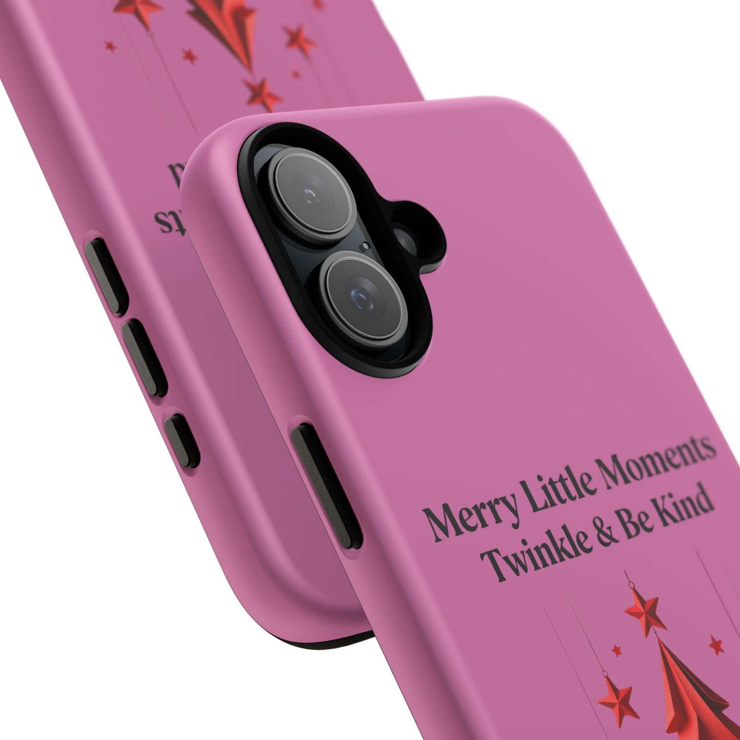 Twinkle & Kindness Christmas Cover – Soft Pink Winter Design for Cozy Holiday Vibes