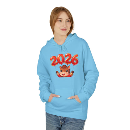 Playful Tiger Spirit Hoodie – Lunar New Year 2026 Celebration Sweatshirt