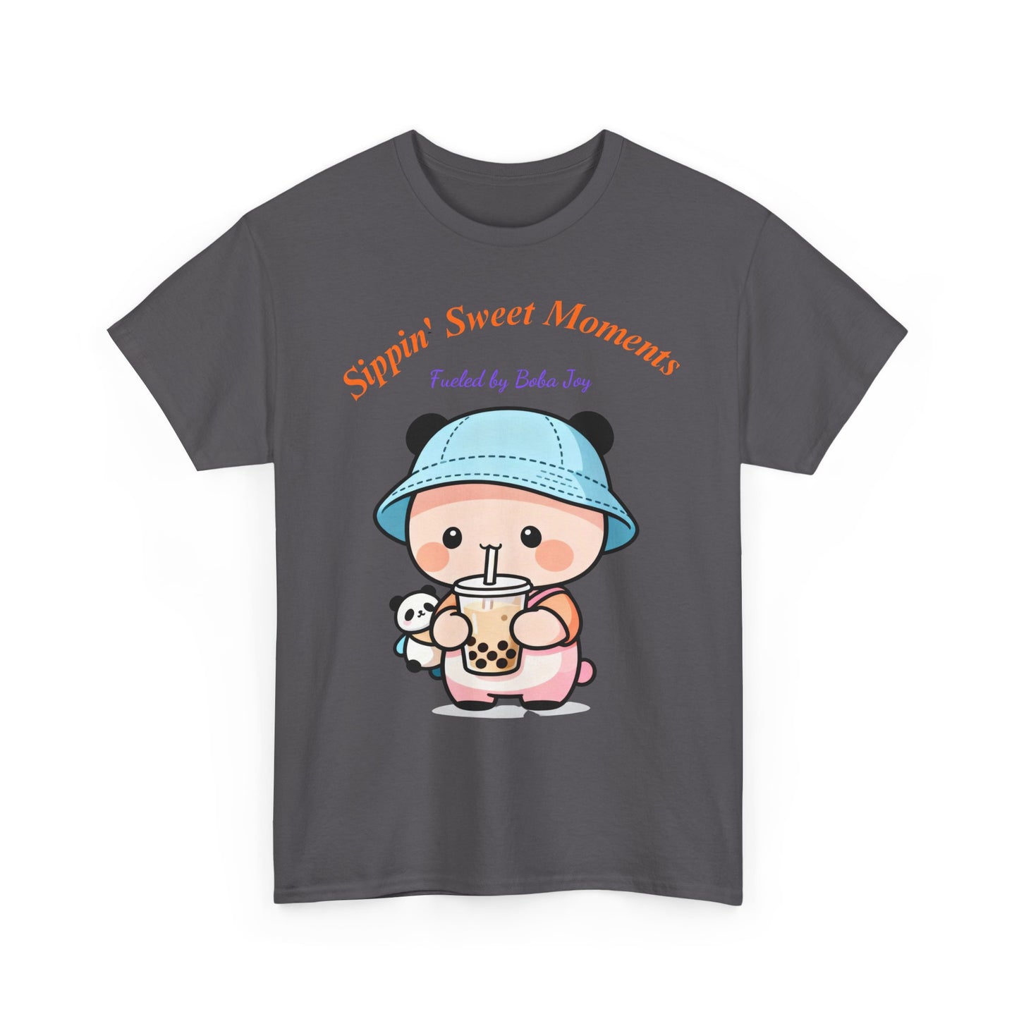 Kawaii Boba Panda T-Shirt – Cute Bubble Tea Lover Graphic Tee for Everyday Sweet Vibes