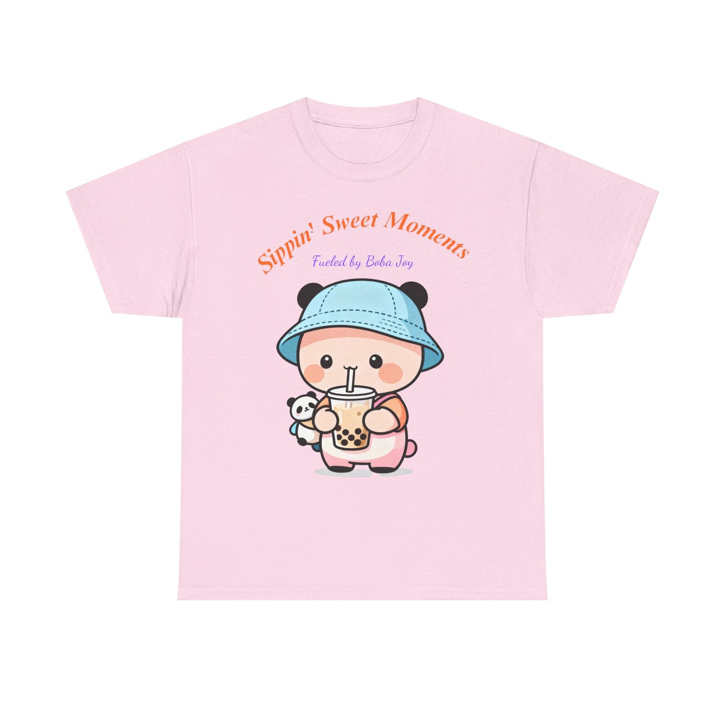 Kawaii Boba Panda T-Shirt – Cute Bubble Tea Lover Graphic Tee for Everyday Sweet Vibes
