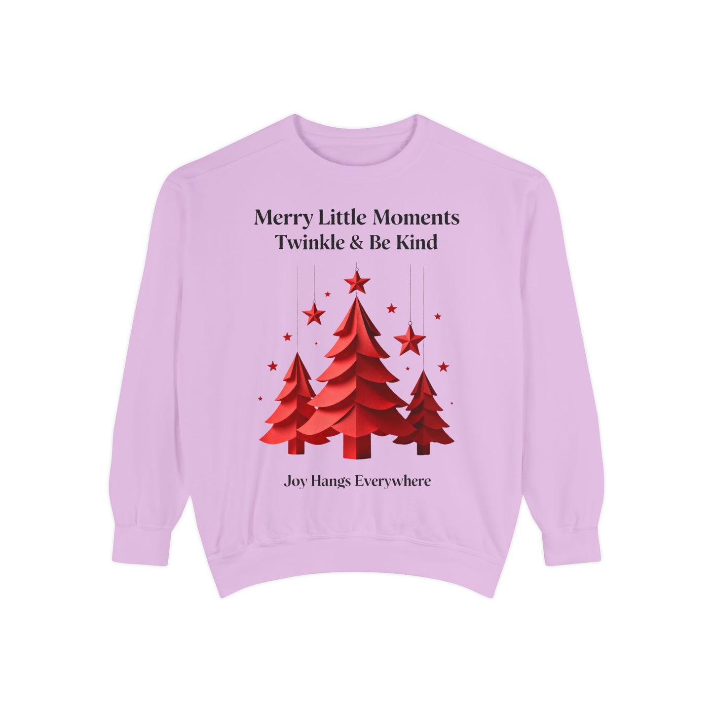 Twinkle & Kindness Christmas Pullover – Cute Holiday Graphic Sweatshirt for Winter Cheer