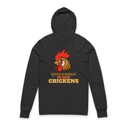 Cute Chicken Hoodie – Funny Saying Long Sleeve Tee