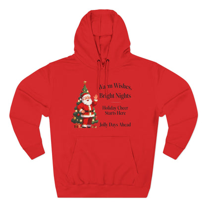 Cozy Santa Holiday Hoodie – Festive Winter Graphic Sweatshirt for Christmas Cheer
