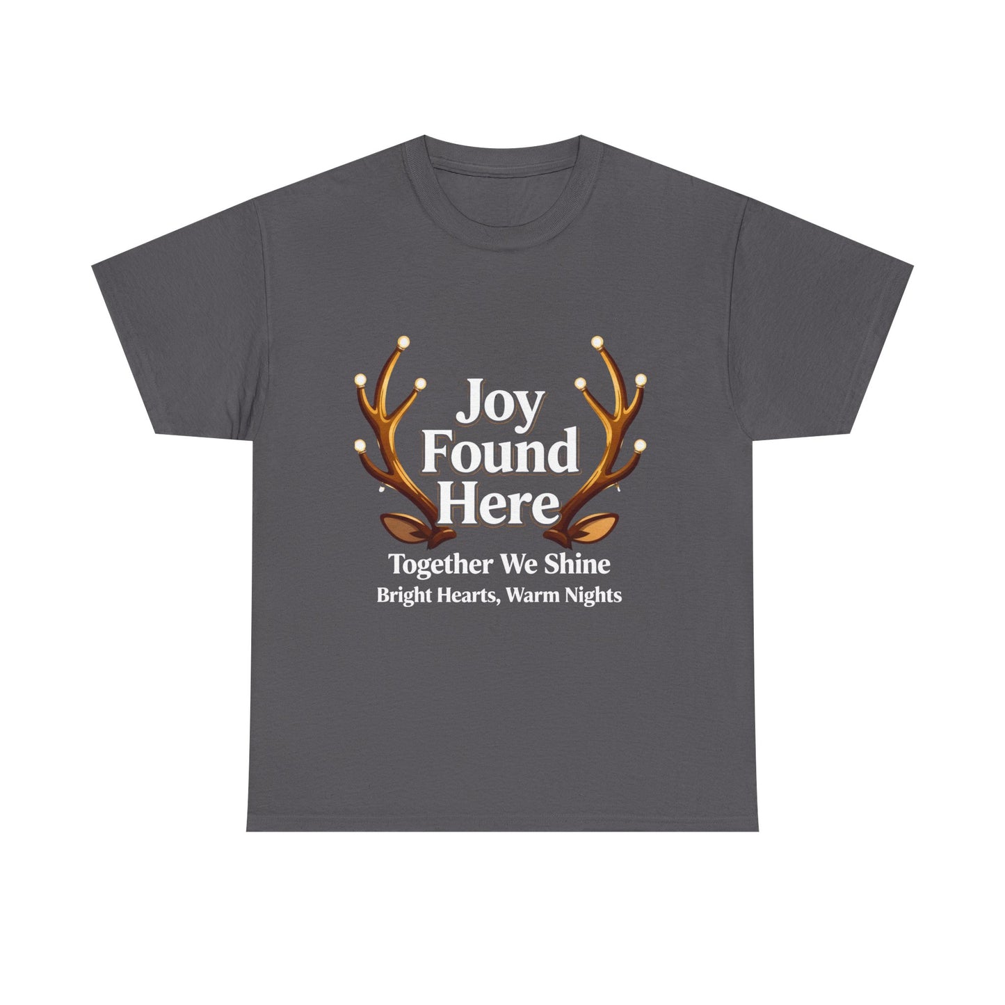 Festive Reindeer Antlers Tee – Joyful Christmas Shirt for Heartwarming Holiday Moments