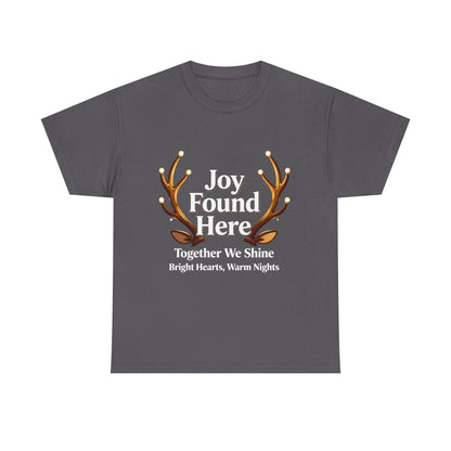 Festive Reindeer Antlers Tee – Joyful Christmas Shirt for Heartwarming Holiday Moments