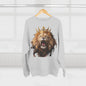 Royal King Lion Custom Crewneck Sweatshirt – Personalized Unisex Pullover