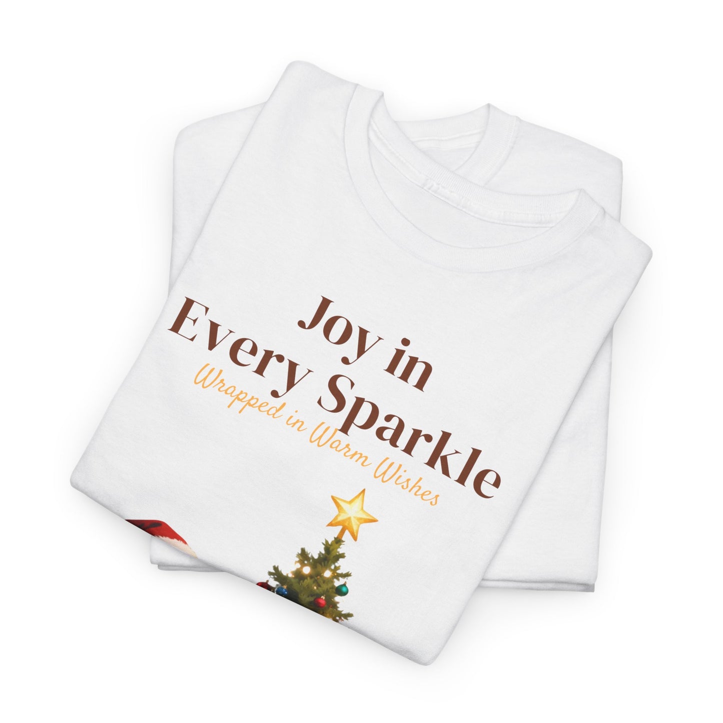 Cozy Santa & Tree Christmas T-Shirt – Festive Holiday Tee for Joyful Winter Days