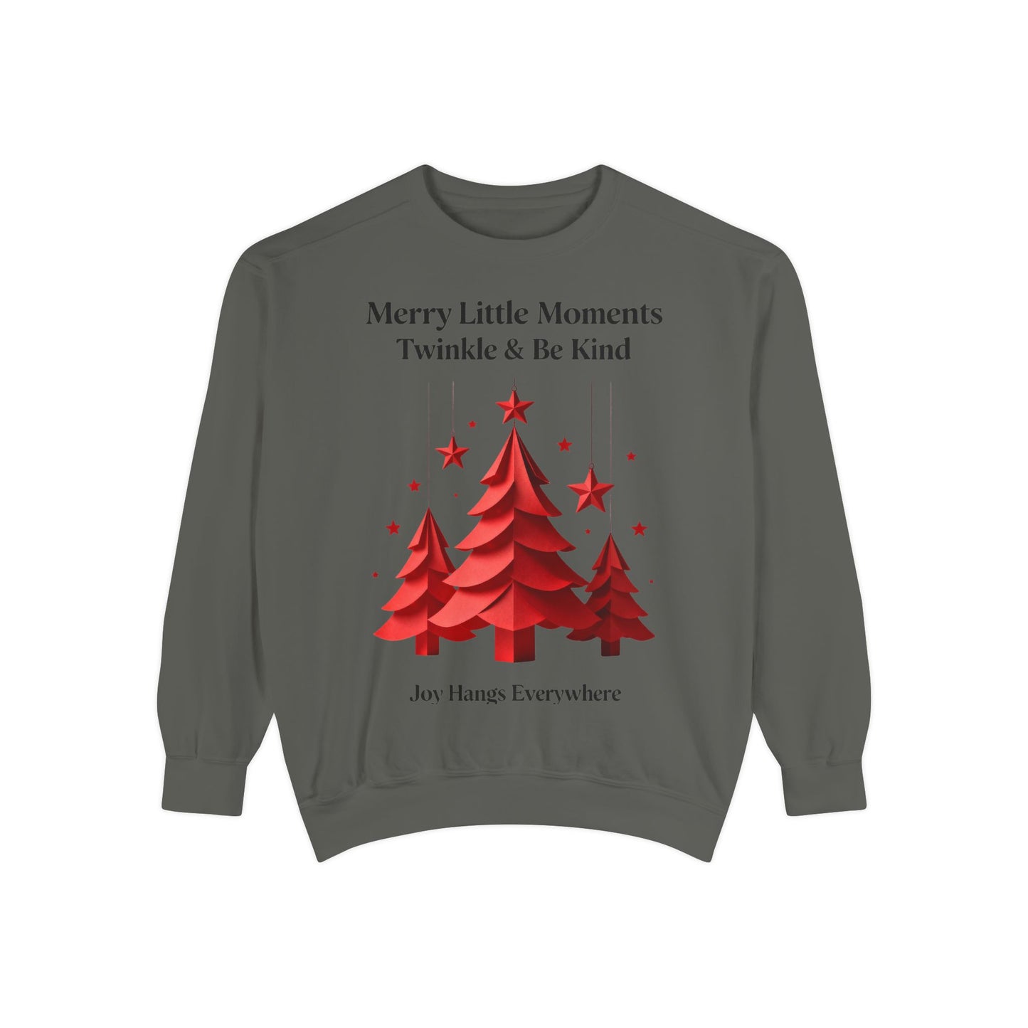 Twinkle & Kindness Christmas Pullover – Cute Holiday Graphic Sweatshirt for Winter Cheer