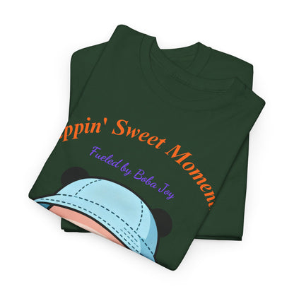 Kawaii Boba Panda T-Shirt – Cute Bubble Tea Lover Graphic Tee for Everyday Sweet Vibes