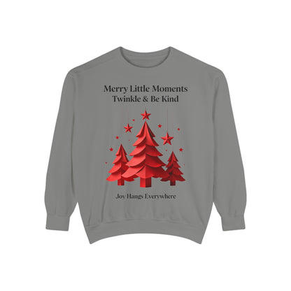 Twinkle & Kindness Christmas Pullover – Cute Holiday Graphic Sweatshirt for Winter Cheer