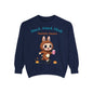 Kawaii Bunny Snack Lover Sweatshirt – Playful Costume Graphic Pullover for Cute Aesthetic Fans