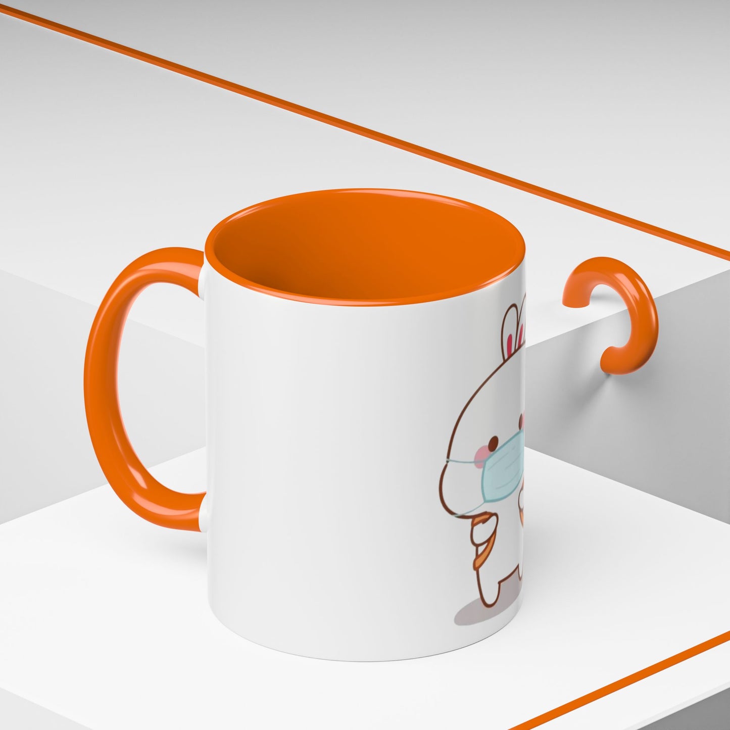 Carrot Backpack Bunny Cup – Whimsical Ceramic Mug for Cute Morning Sips & Cozy Drinks