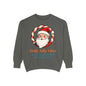 Vintage Santa Face Christmas Sweatshirt – Cozy “Holly Jolly” Holiday Pullover for Winter Cheer
