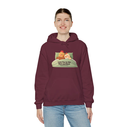 Whimsical Chicken Mom Hoodie – Sweet Mother’s Day Gift with Nest-Themed Quote