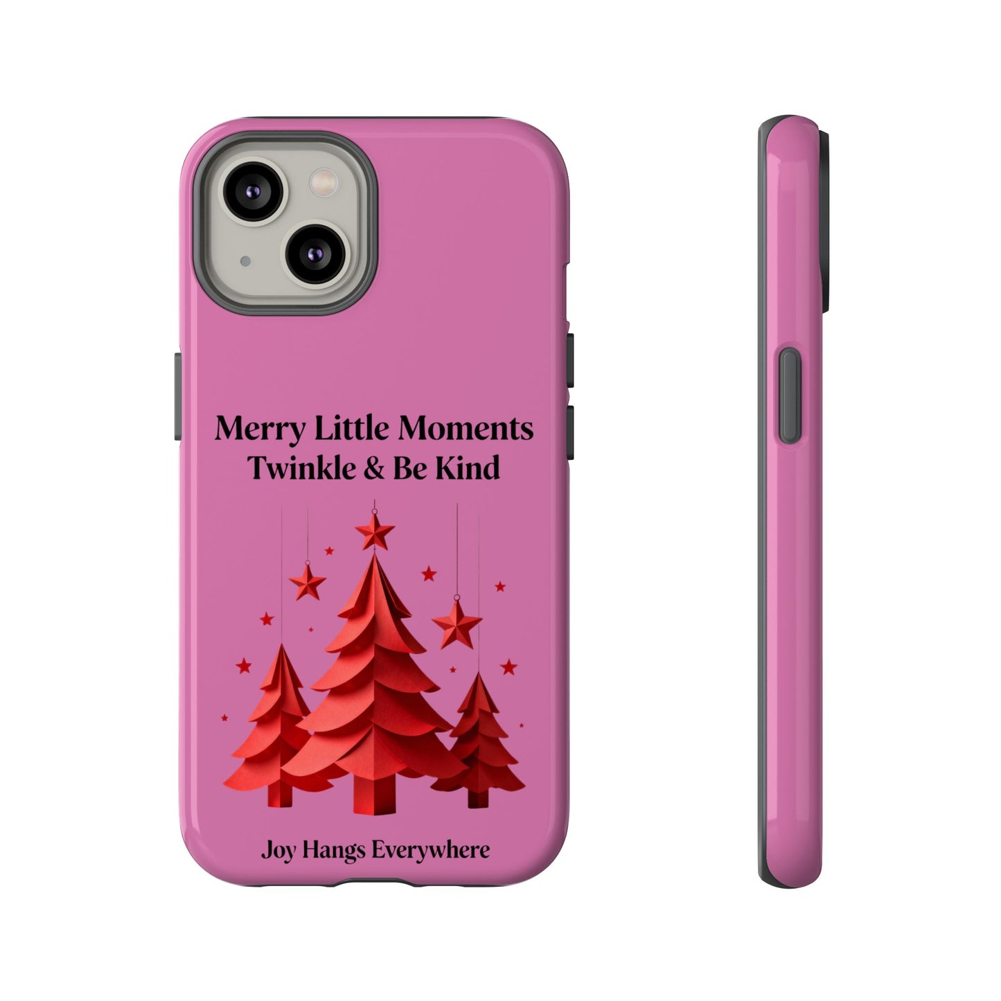 Twinkle & Kindness Christmas Cover – Soft Pink Winter Design for Cozy Holiday Vibes