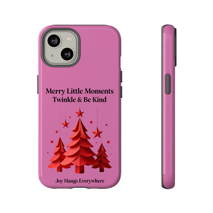 Twinkle & Kindness Christmas Cover – Soft Pink Winter Design for Cozy Holiday Vibes