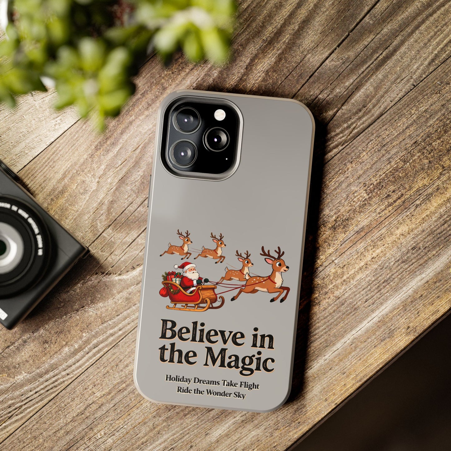 Enchanted Holiday Spirit Phone Case – Festive Christmas Art for Cozy Winter Vibes