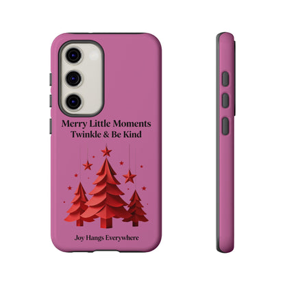 Twinkle & Kindness Christmas Cover – Soft Pink Winter Design for Cozy Holiday Vibes