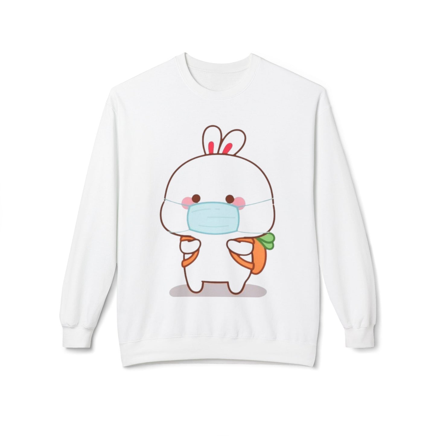 Cozy Carrot Bunny Sweater – Cute Rabbit Graphic Top for Animal Lovers & Kawaii Streetwear Style
