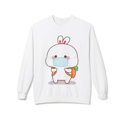 Cozy Carrot Bunny Sweater – Cute Rabbit Graphic Top for Animal Lovers & Kawaii Streetwear Style