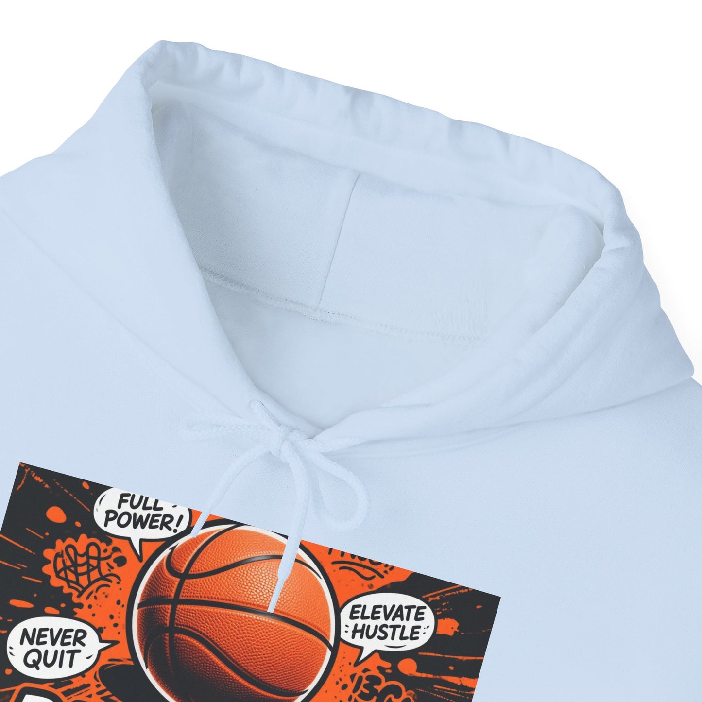 Custom Basketball Hoodie – Personalized Unisex Heavy Blend Hoodie for Players & Fans