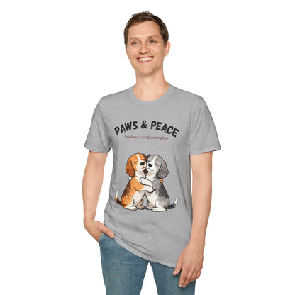 Beagle Hug Shirt – Cute Dog Lover Tee, Cozy Graphic Gift for Pet Moms & Dads