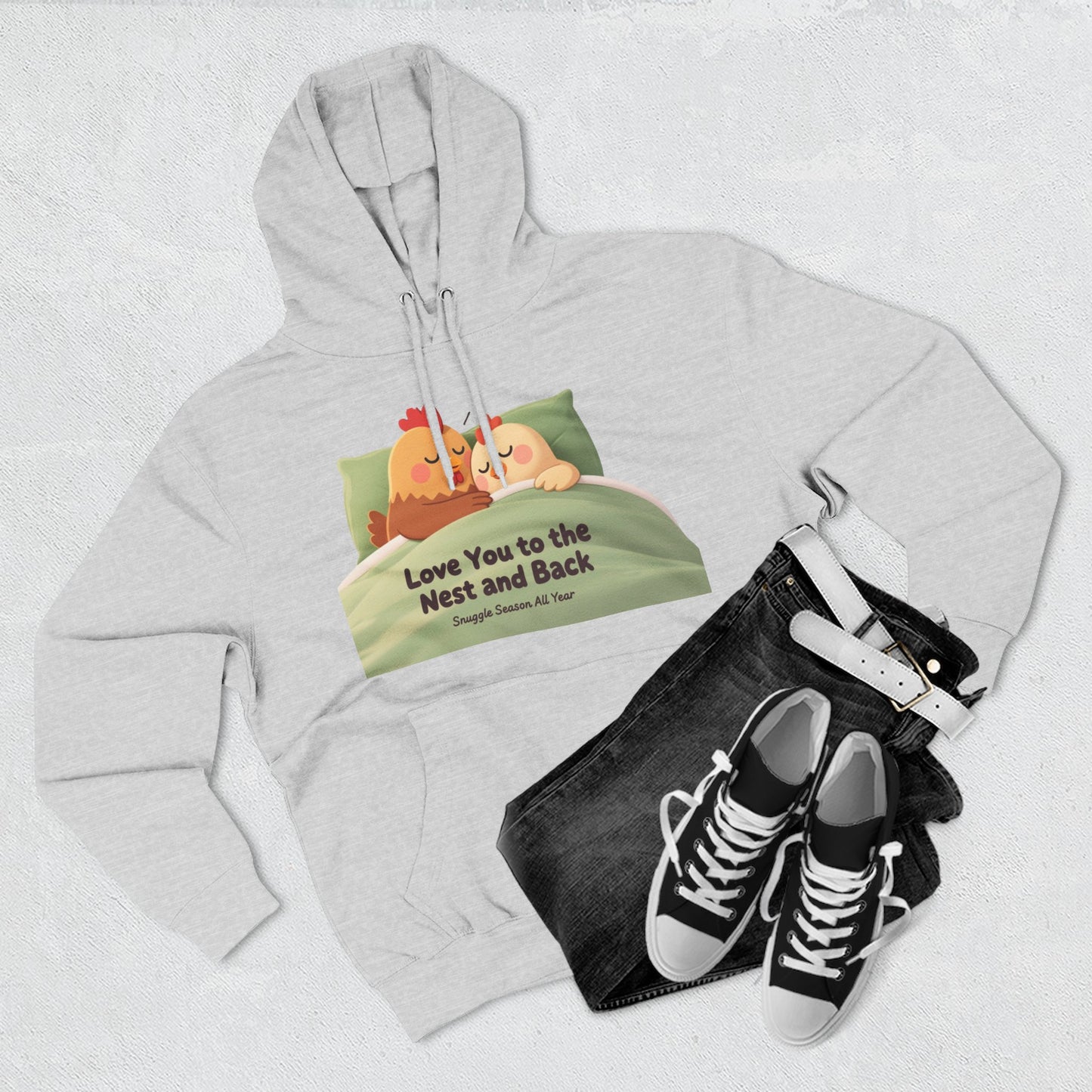 Cluckin’ Cozy Hoodie – Funny Chicken Graphic Sweatshirt That Feels Like a Warm Hug