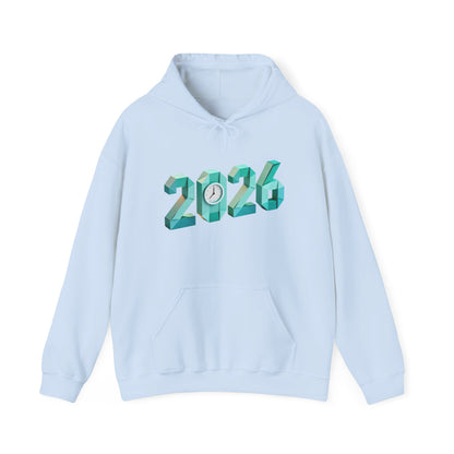 2026 Celebration Hoodie – Bold Throwback Year Design for Festive Winter Wear